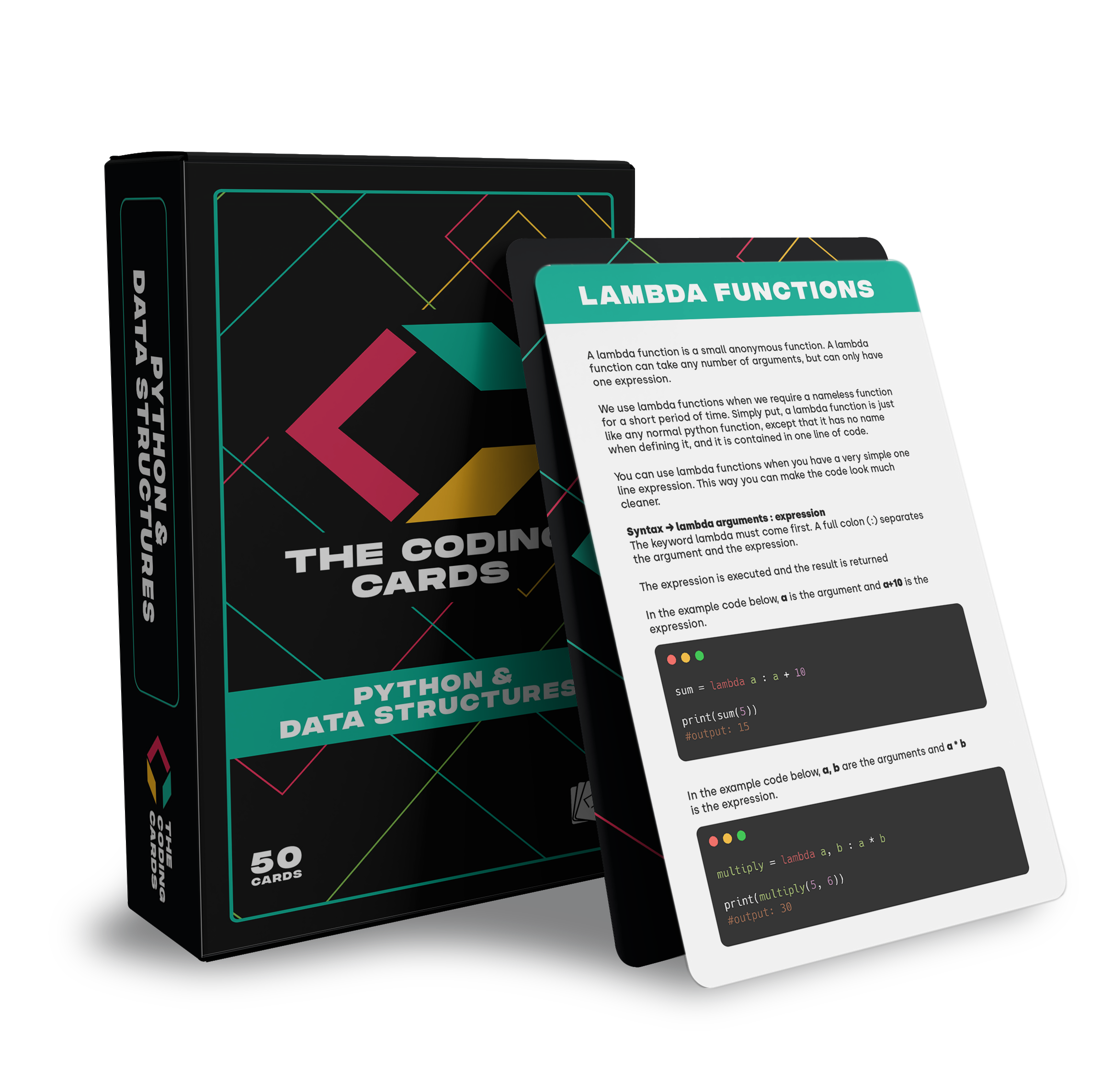 Python & Data Structures Digital Flashcards