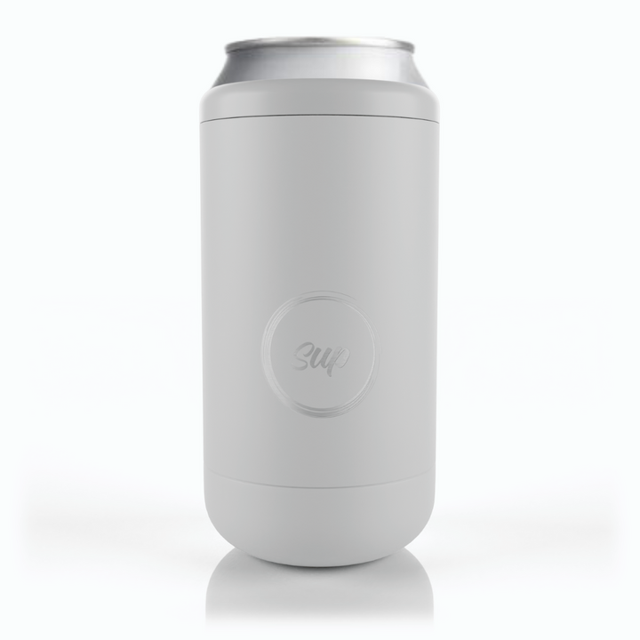 Sup Insulated Wine Tumbler Cup Stainless Steel White – Sup Drinkware