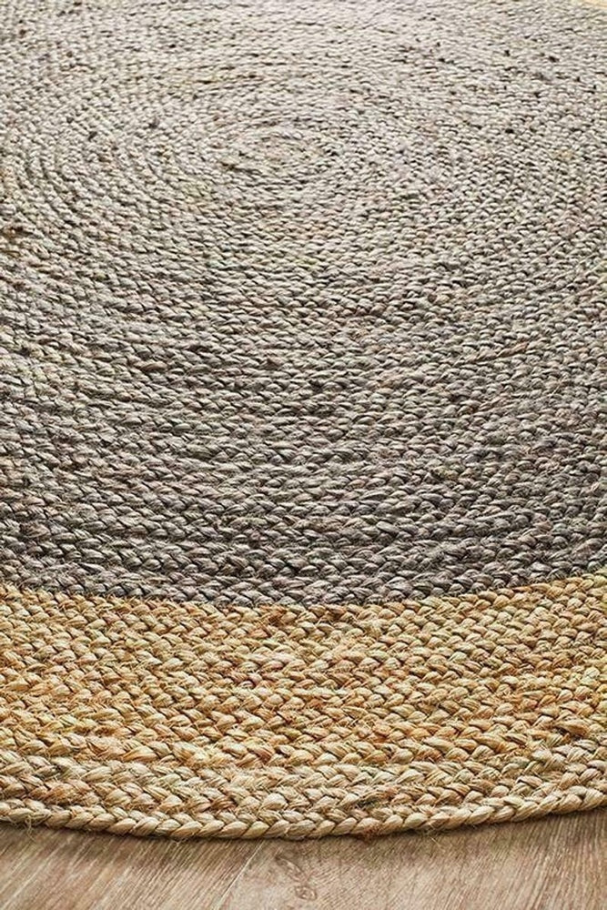 
                  
                    Jute Rug Round Two Tone Brown
                  
                