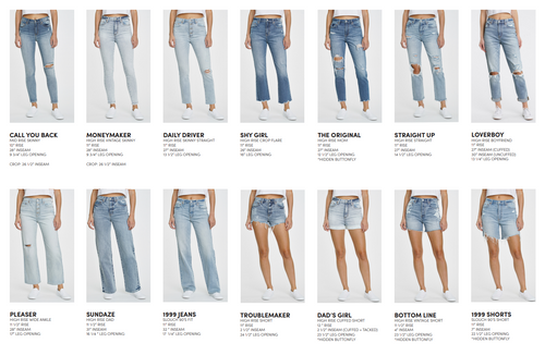 Fit Guide – Daze Denim