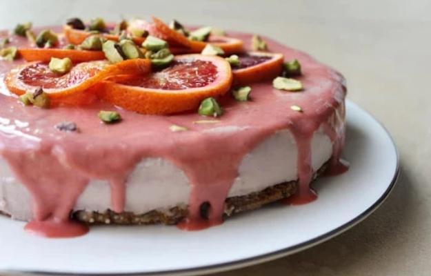 Blood Orange Raw Cheesecake Recipe