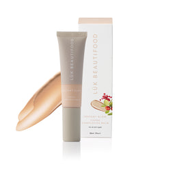 Luk Beautifood skin tint natural look makeup product. Tinted Complexion Balm