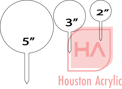 Blank Acrylic Rounds (1/8) – Houston Acrylic