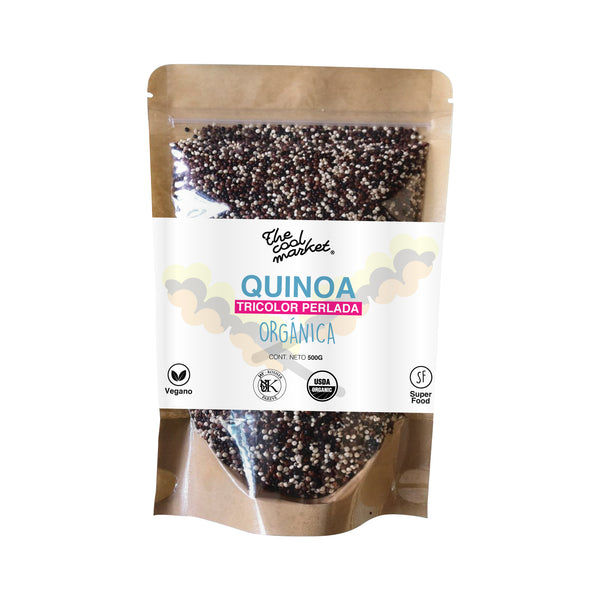 Quinoa Orgánica Tricolor Perlada, 500g