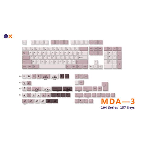 Royal Kludge MDA-3 PBT Keycaps 157 Keys