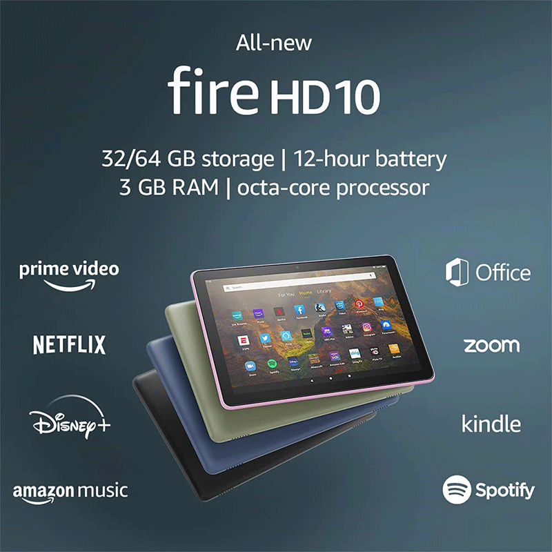 amazon fire hd 10 tablet 10.1 64gb