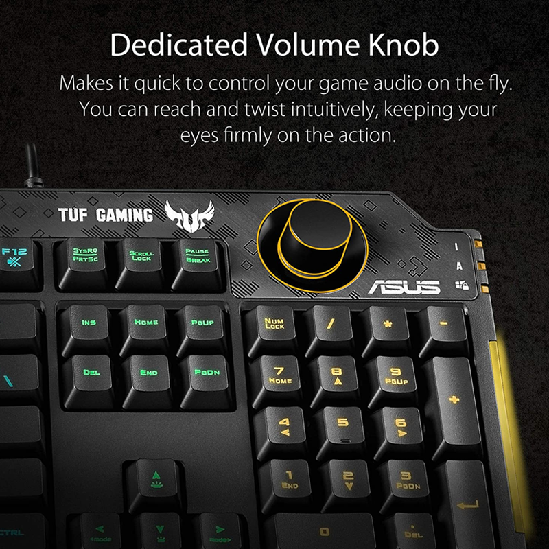 Asus TUF Gaming RGB Keyboard K1 - GameXtremePH