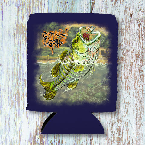 Striped Bass Koozie – gottakillittogrillit