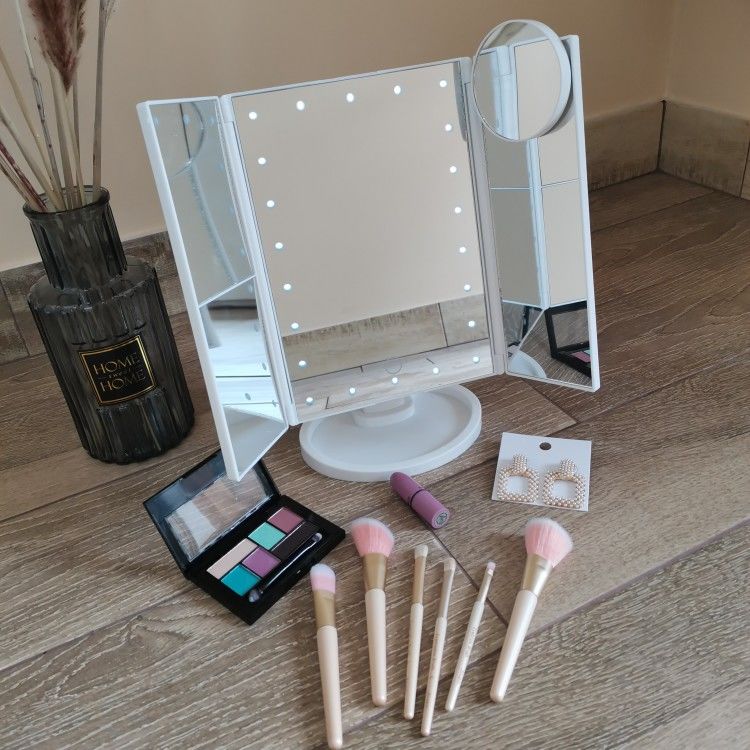 Emrite Led Makeup Vanity Mirror Usb Or Batteries Use