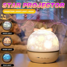 Load image into Gallery viewer, USB LED Star Projection Lamp Music Colorful Night Light Garden