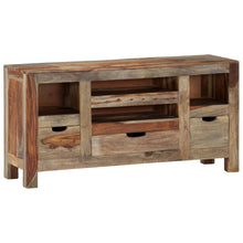 Load image into Gallery viewer, vidaXL Sideboard Grey 39.3&quot;x11.8&quot;x19.6&quot; Solid Sheesham Wood
