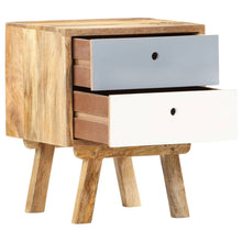Load image into Gallery viewer, vidaXL Bedside Cabinet 15.7&quot;x13.8&quot;x19.7&quot; Solid Mango Wood