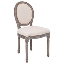 Load image into Gallery viewer, vidaXL 2/4/6x Dining Chair Cream Fabric Kitchen Dining Room Lounge Seating