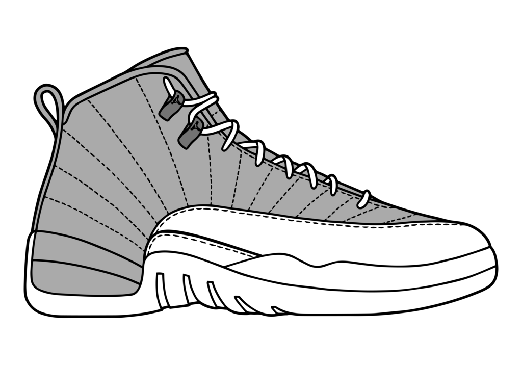 drawing of jordan 12