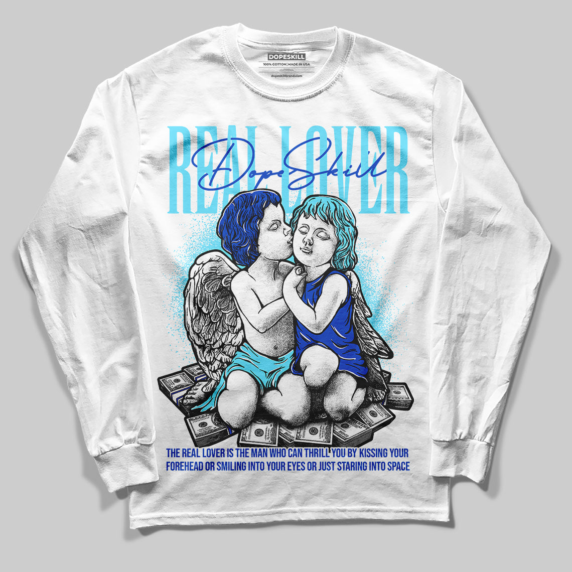 SB Dunk Argon DopeSkill Long Sleeve T-Shirt Real Lover Graphic