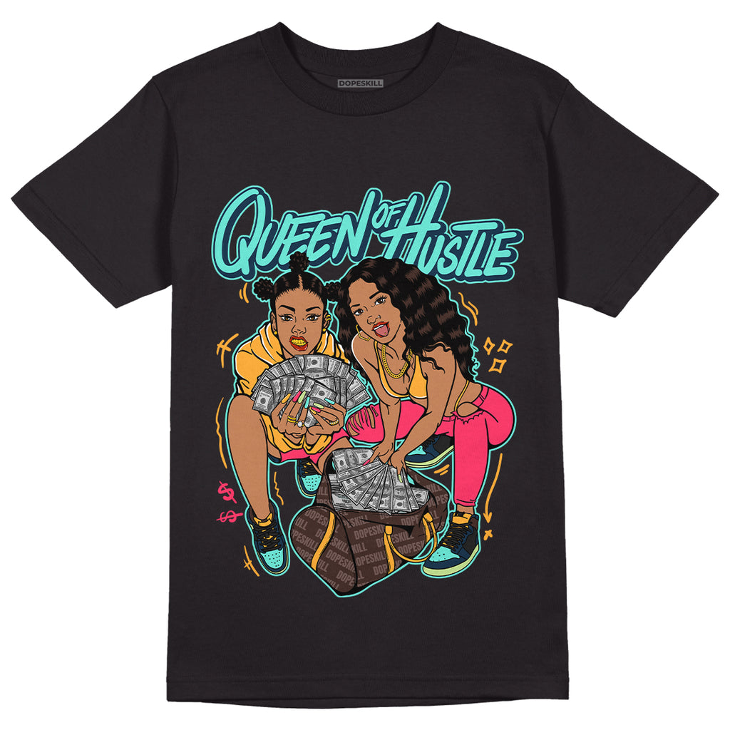 Jordan 1 High Og Bio Hack Dopeskill T Shirt Queen Of Hustle Graphic Dopeskill 