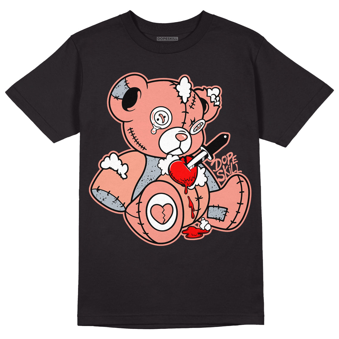 Crimson Bliss 5s DopeSkill T-Shirt Bear Cry Graphic | DopeSkill Brand