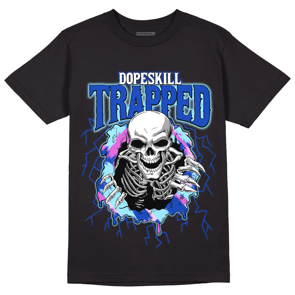 Hyper Royal 12s DopeSkill T-Shirt Trapped Halloween Graphic | DOPESKILL