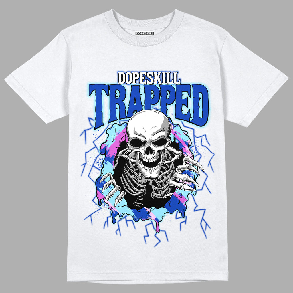 Hyper Royal 12s DopeSkill T-Shirt Trapped Halloween Graphic | DOPESKILL