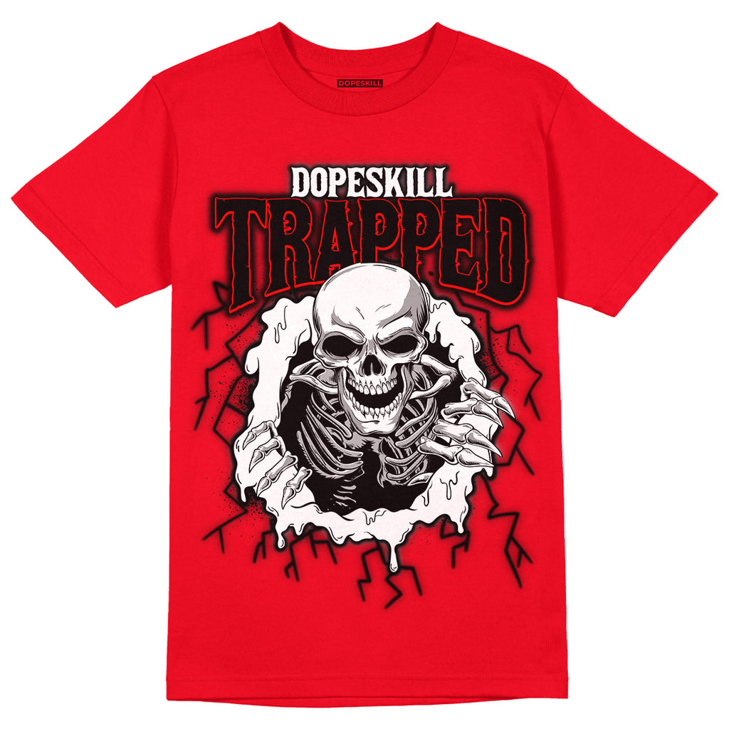 Jordan 9 Chile Red DopeSkill Chile Red T-shirt Trapped Halloween ...