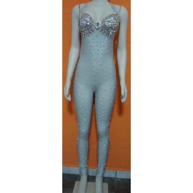 Have Your Attention Bodysuit - Silver