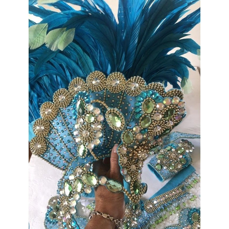 Azul e Verde Mar Supreme Luxury Bikini Samba Costume freeshipping ...