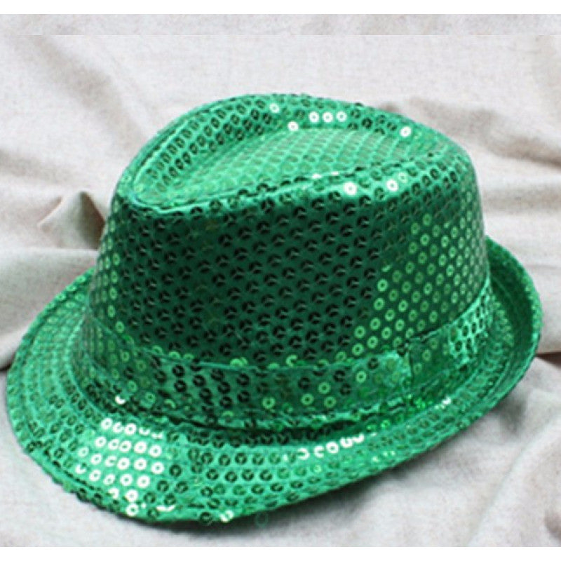 Fedora Sequined Adult Samba Show Hat - Various Colors freeshipping ...