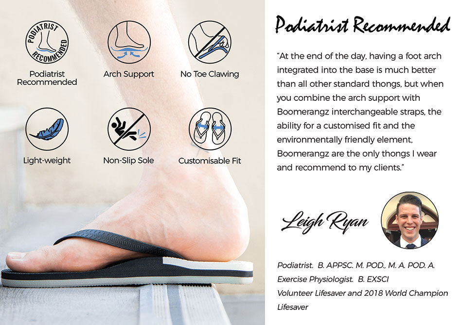 1 Podiatrist Recommended Arch Support Thongs