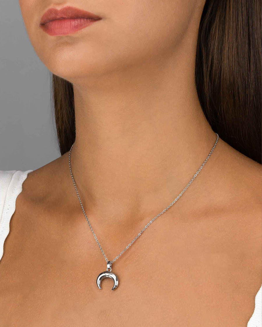 Crescent Horn Necklace – Honeycat Jewelry