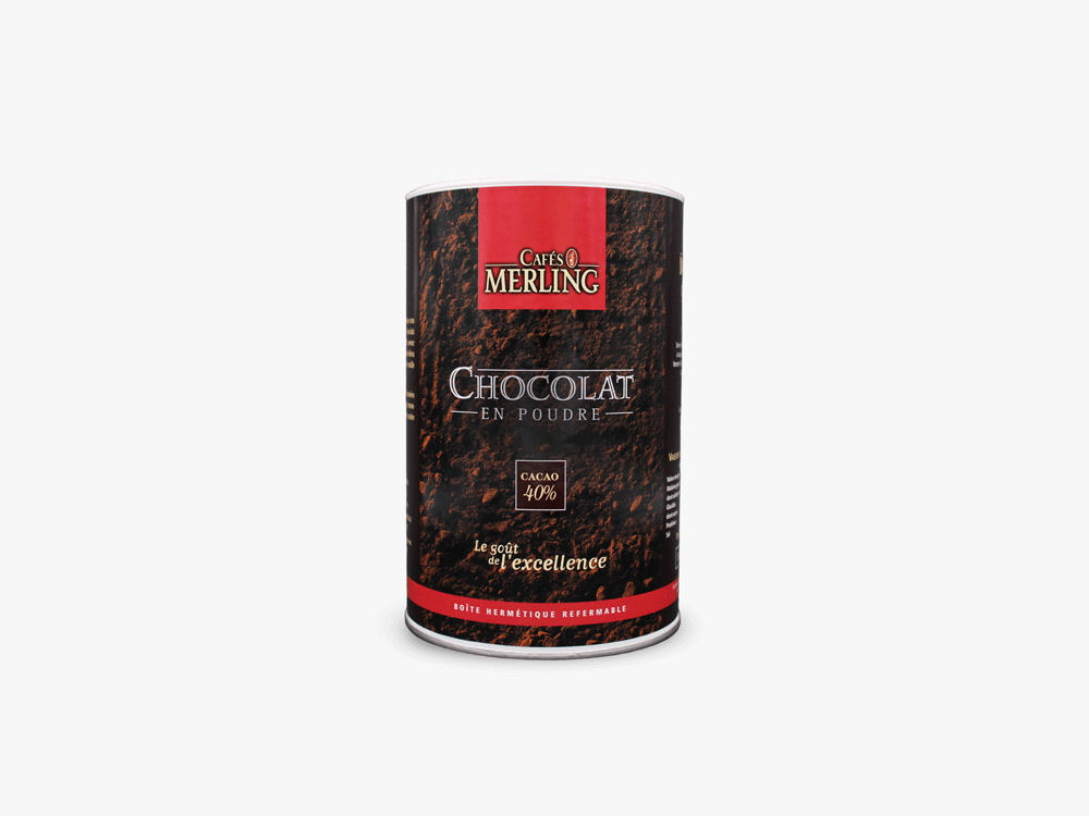 Maison Merling - Chocolat en poudre vanille 250g Monbana