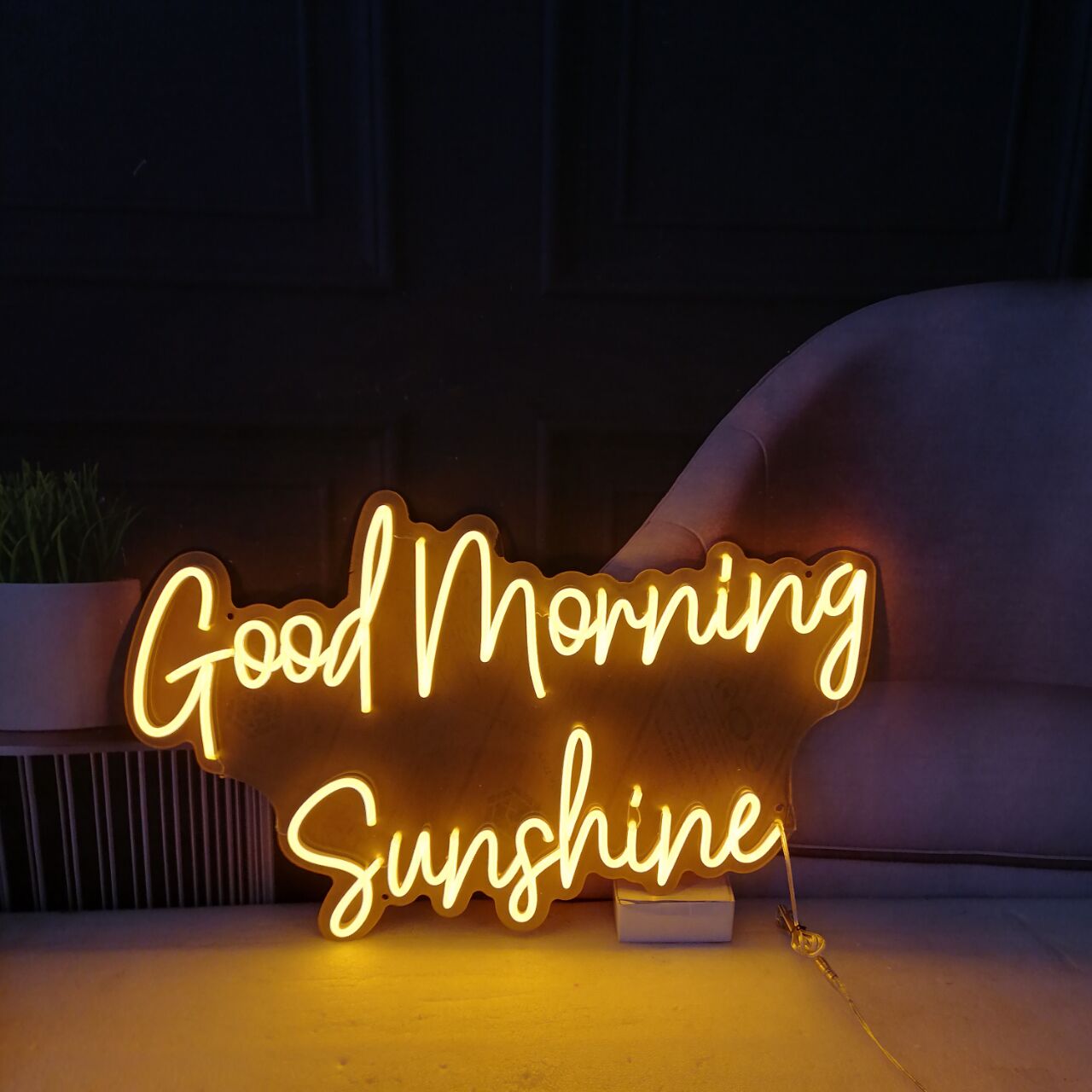 "Good Morning Sunshine" Neon Led Sign - Neoncraftsman