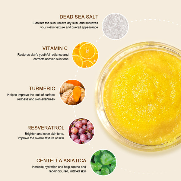 Neutriherbs Vitamin C Body Scrub Key ingredients