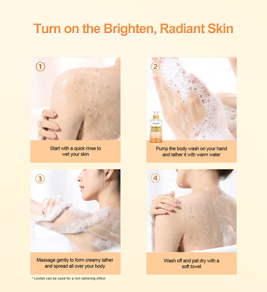 How to Use Vitamin C Body Wash