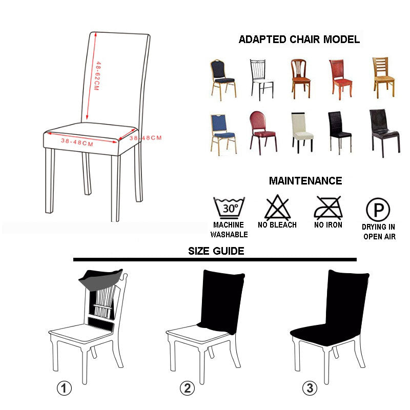 Guide des tailles housses de chaises - La maison des housses