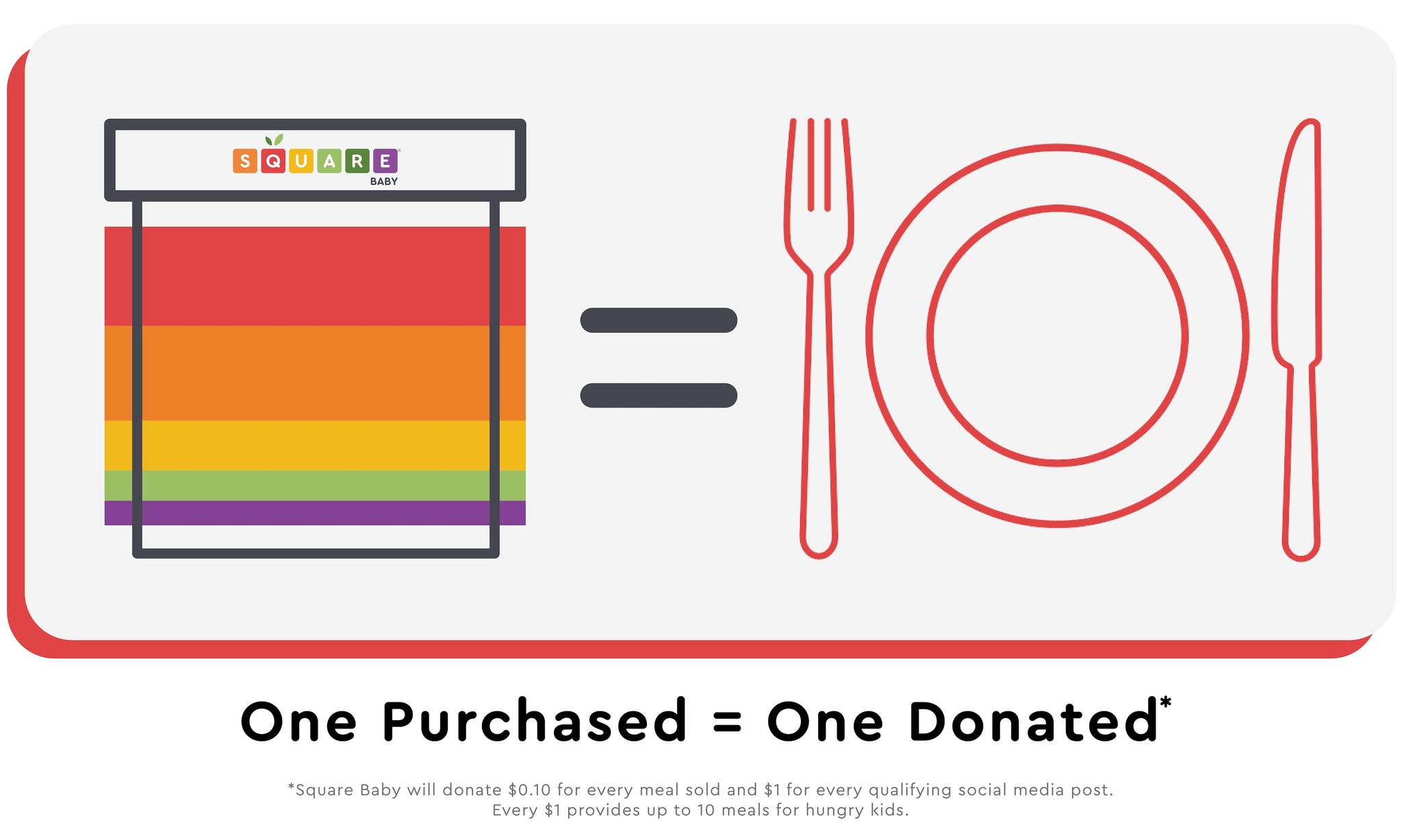 No Kid Hungry and Square Baby - Donate Baby Food