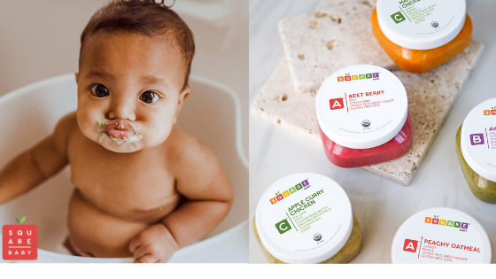 Square Baby - organic baby food - premium proteins - allergen introduction