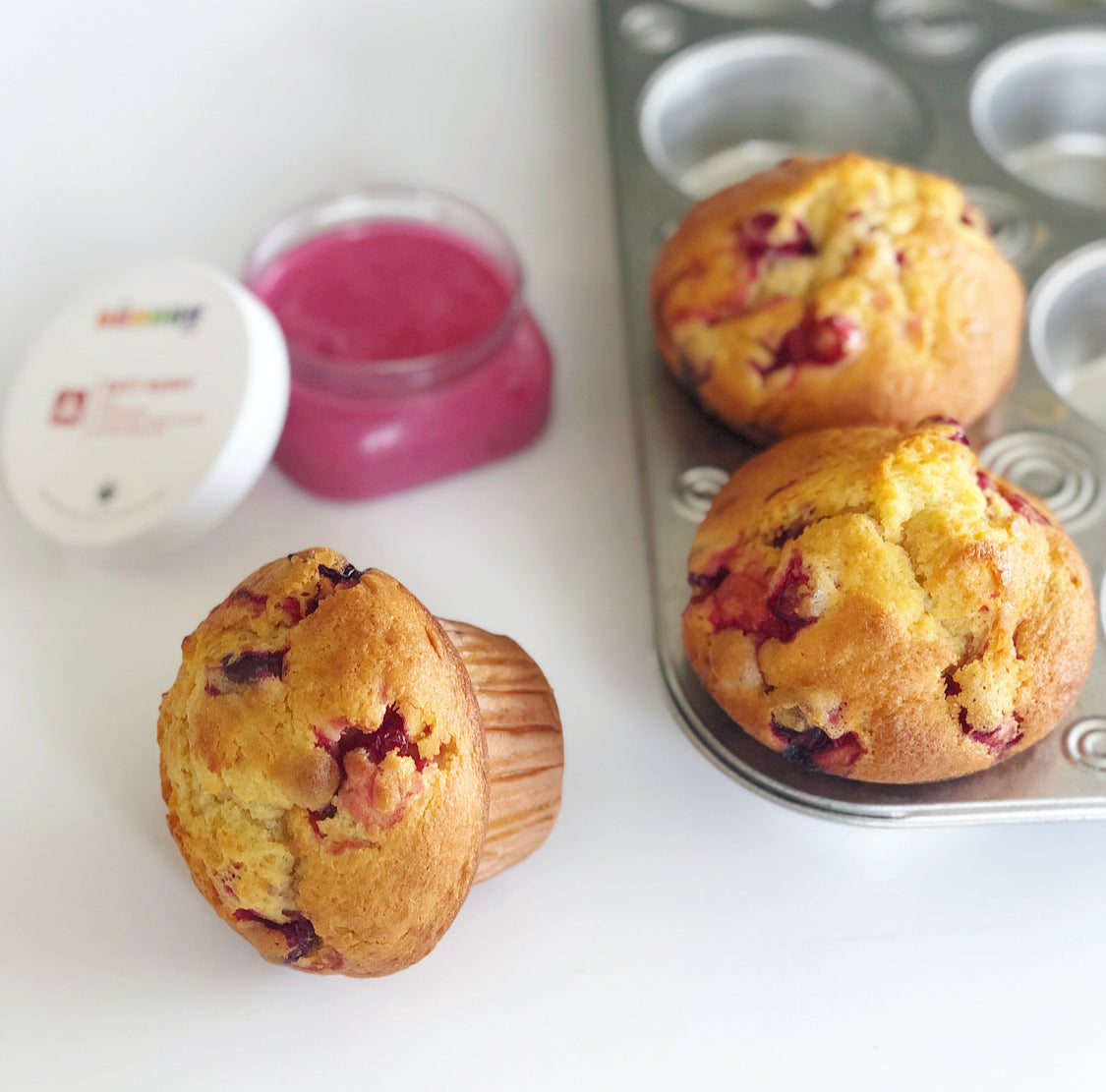 Muffins for toddlers - square baby - healthy muffins