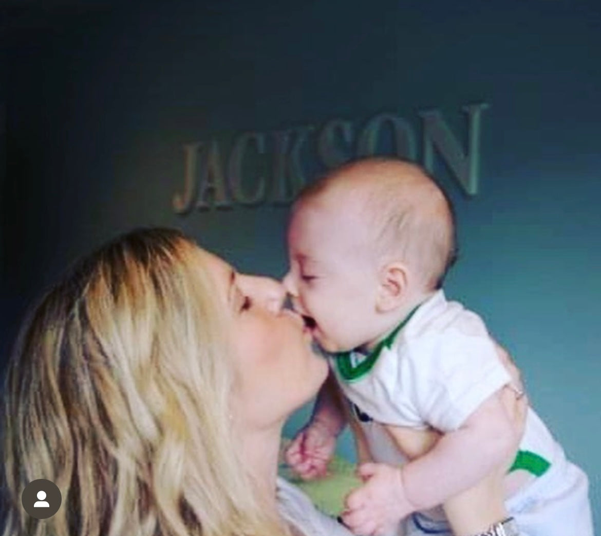 Mom Kissing Baby - Square Baby