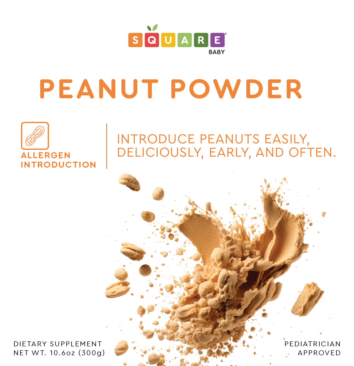 Peanut powder - square baby - peanuts for baby