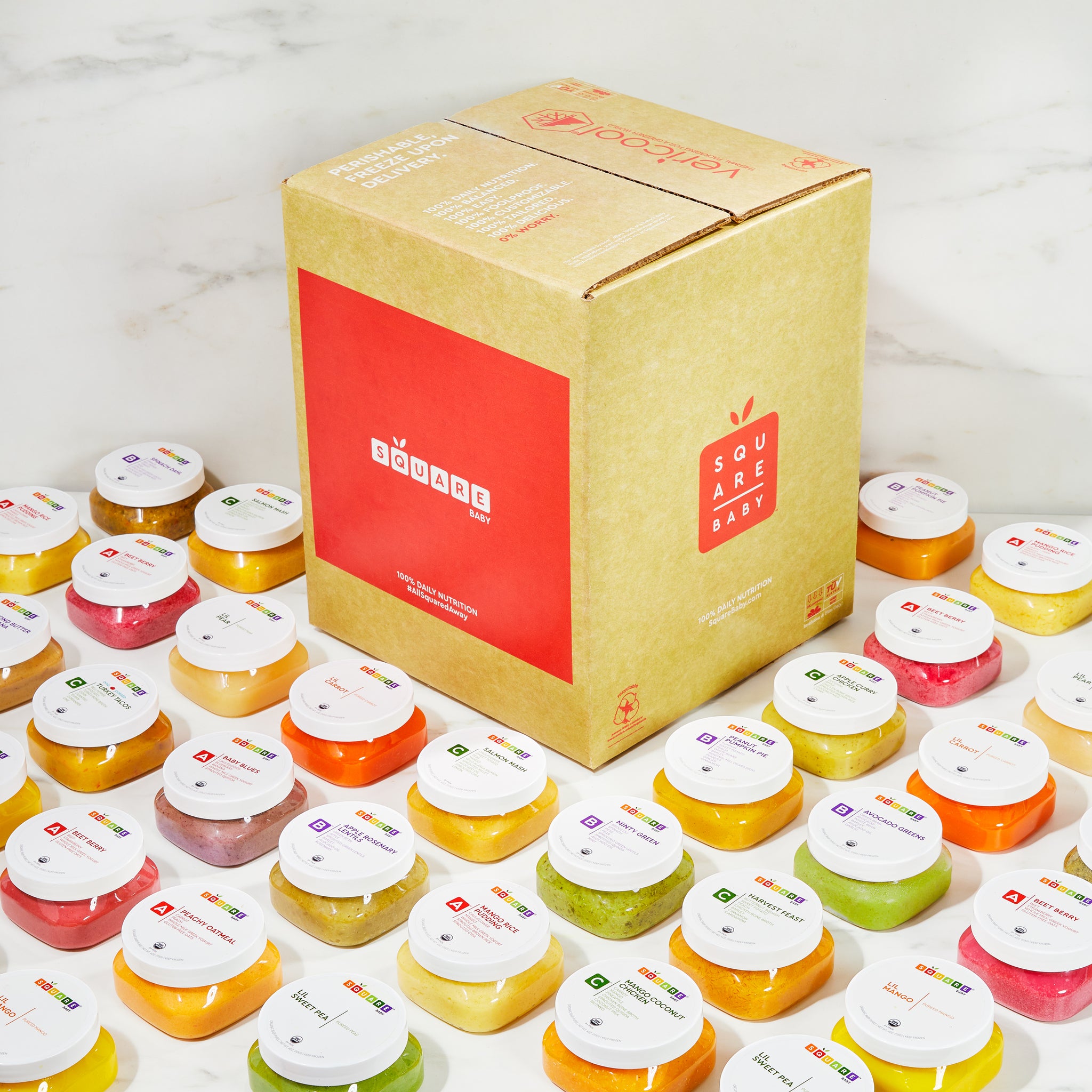 Square Baby - Baby food Delivered - Fresh and Organic Baby Food