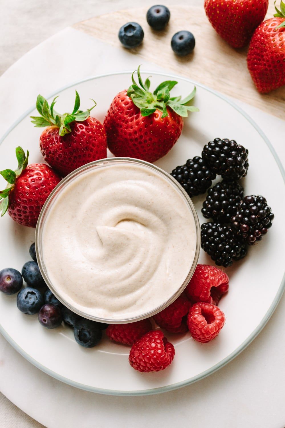 Yogurt with berries - healthy breakfast - Square Baby