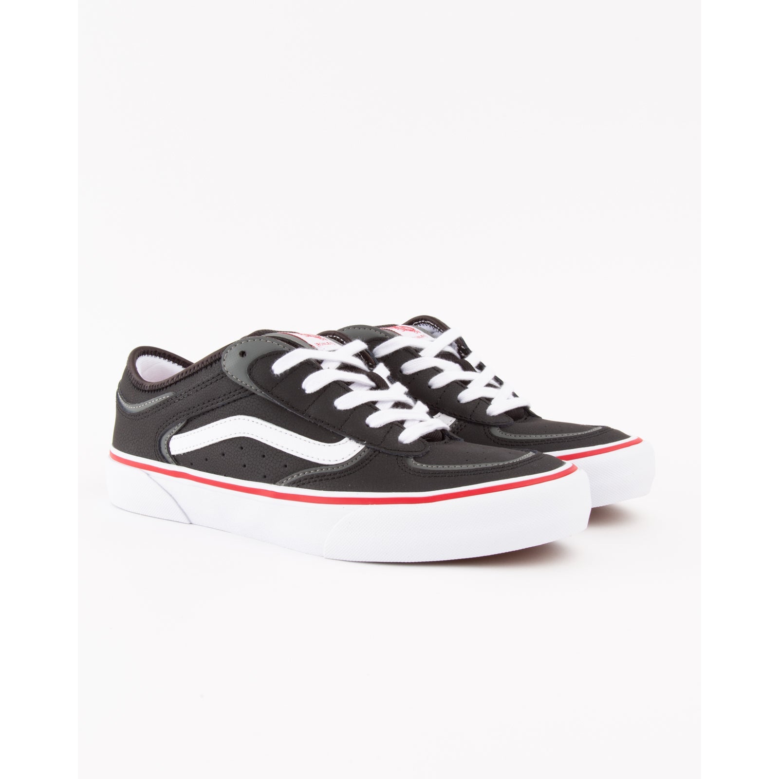 vans rowley black white