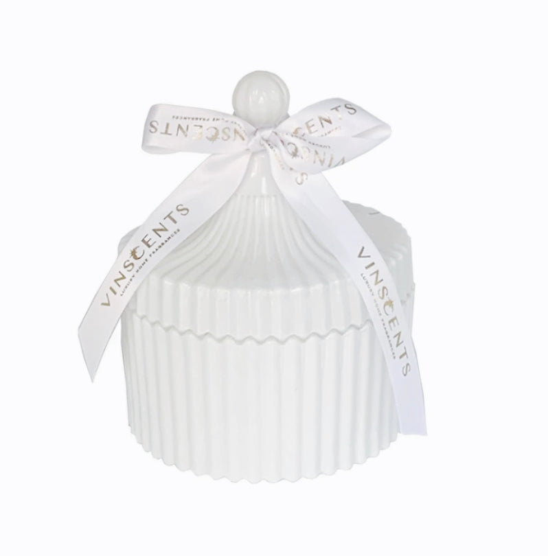 Vintage Candle White