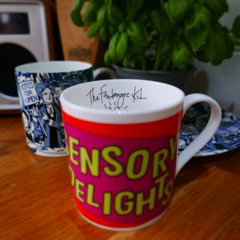 FILL ME UP WITH ALL YOUR SENSORY DELIGHTS large Balmoral Mug