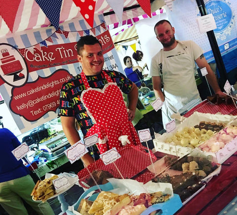 Darren & Phil being hardworking huns at the Cake & Bake Show in London, back in 2017