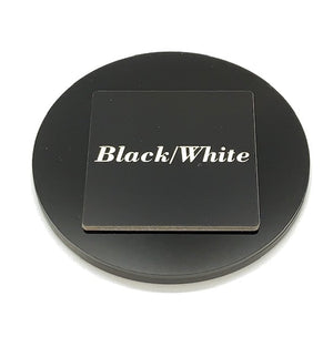 Rowmark Two-Tone (2 ply) Brushed Aluminum/Black Acrylic – CMS Acrylics
