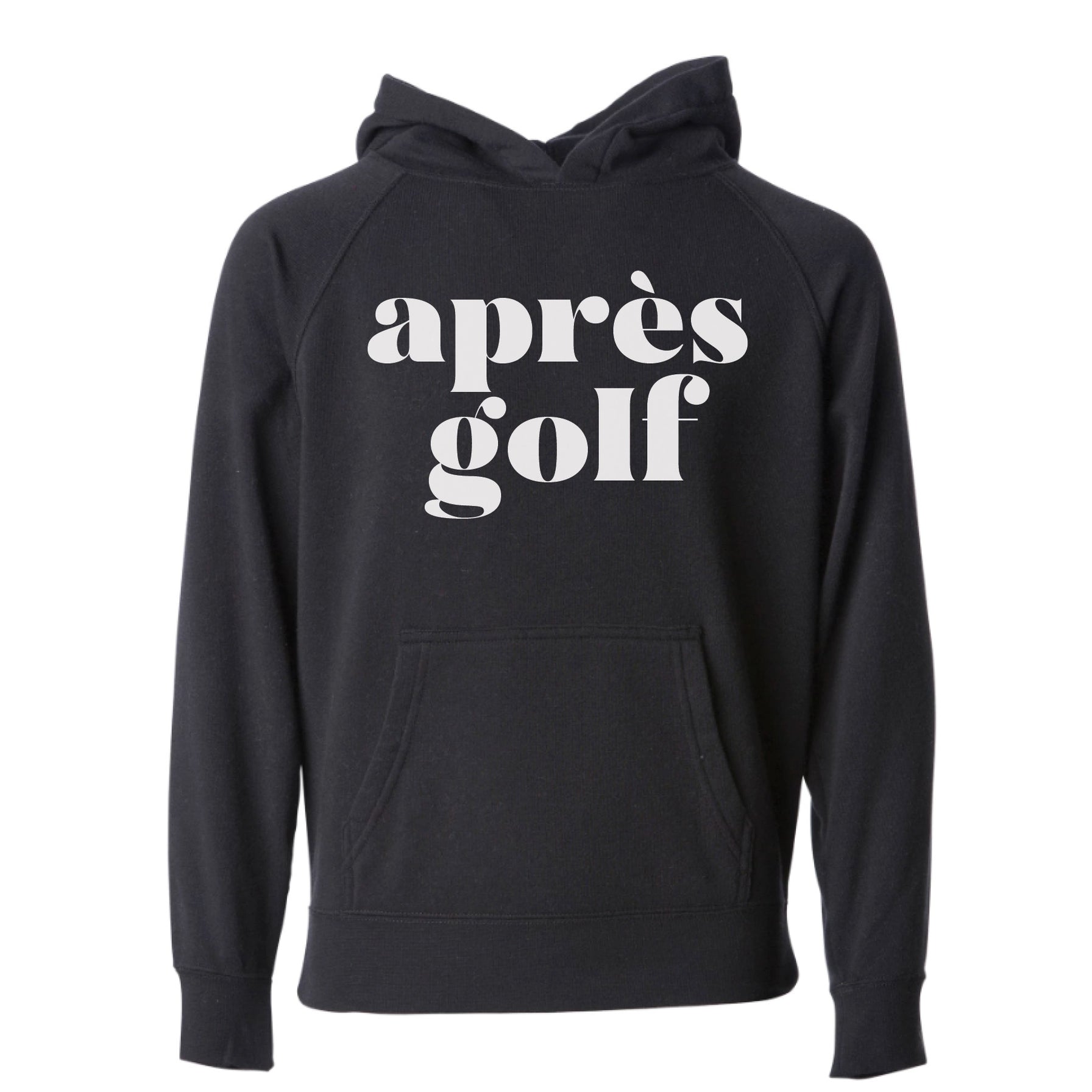 après golf youth hoodie - black– ShopHeyJune