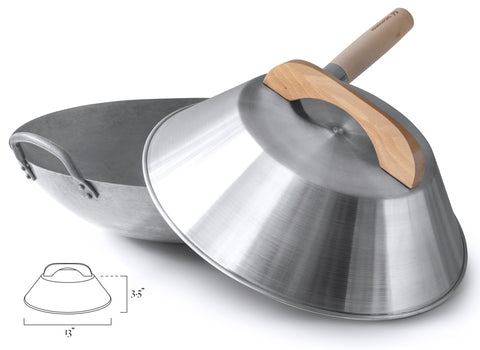 WinCo Wkcs-14 Stainless Steel Wok Cover 13-3/4-inch 14 Inch 1 for