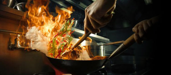 The Wok Store - VEGAN Pre-Seasoned Wok now available - Flat Bottom Long  Handle, Hand Made and Hand Seasoned size 36cm. We can now offer our  signature long handle wok as a