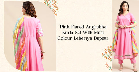 ALIA IN PINK KURTA SET